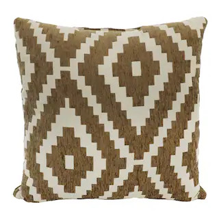 17" Brown Geometric Pattern Throw Pillow by Ashland® | Michaels | Michaels Stores