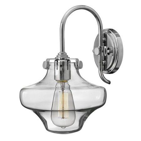 Hinkley Lighting 3171 1-Light Indoor Wall Sconce with Clear Schoolhouse Shade from the Congress Coll | Walmart (US)