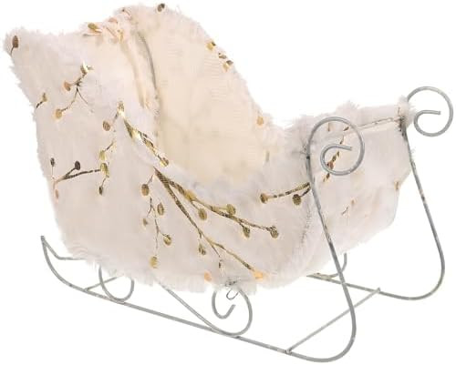 HOMSFOU Christmas Sleigh Decoration Tabletop Ornament for Holiday Decor Lightweight and Xmas Slei... | Amazon (US)