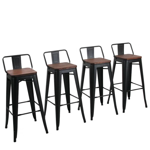 Saleh Bar & Counter Stool (Set of 4) | Wayfair North America