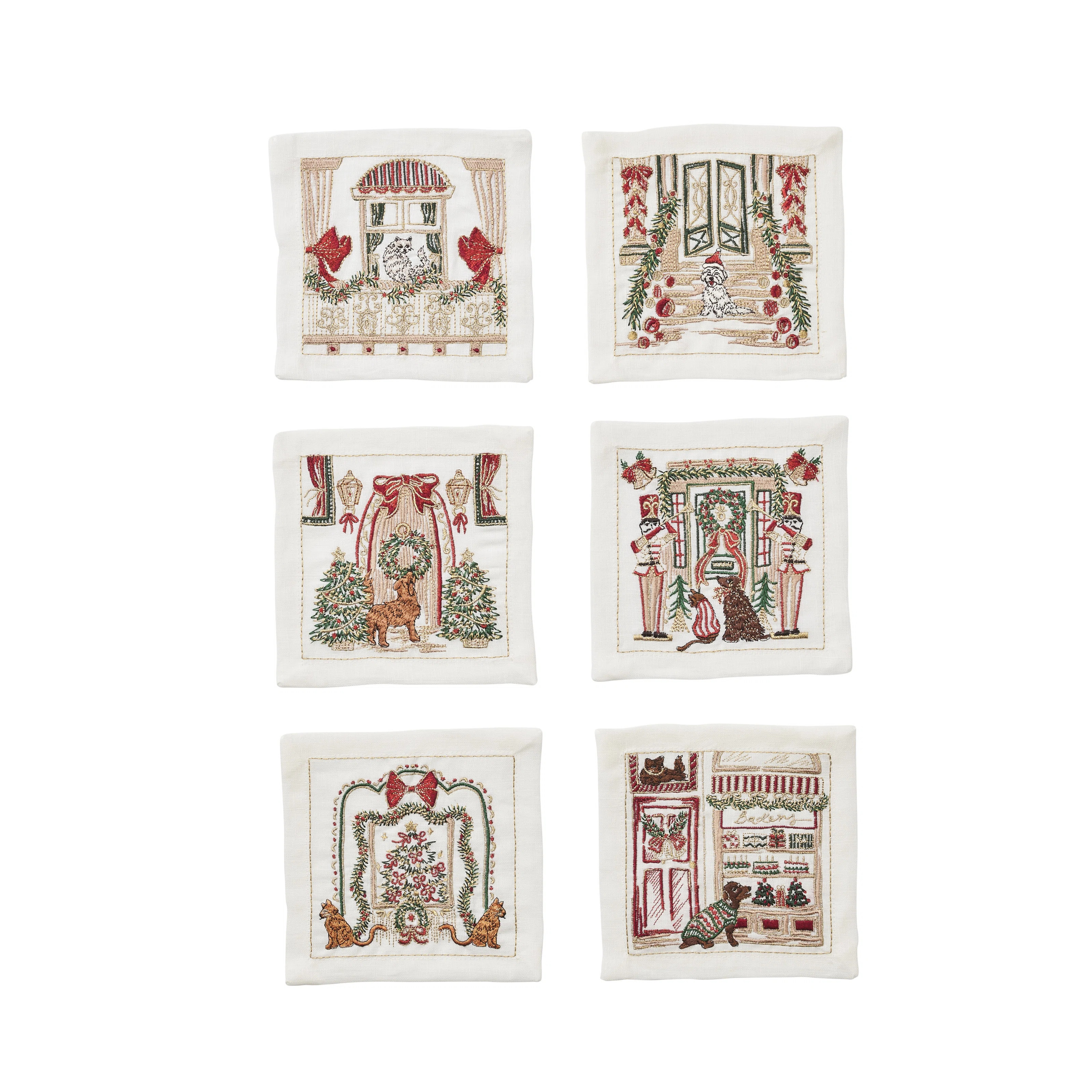 Linen Square Napkins (Set of 6) | Perigold