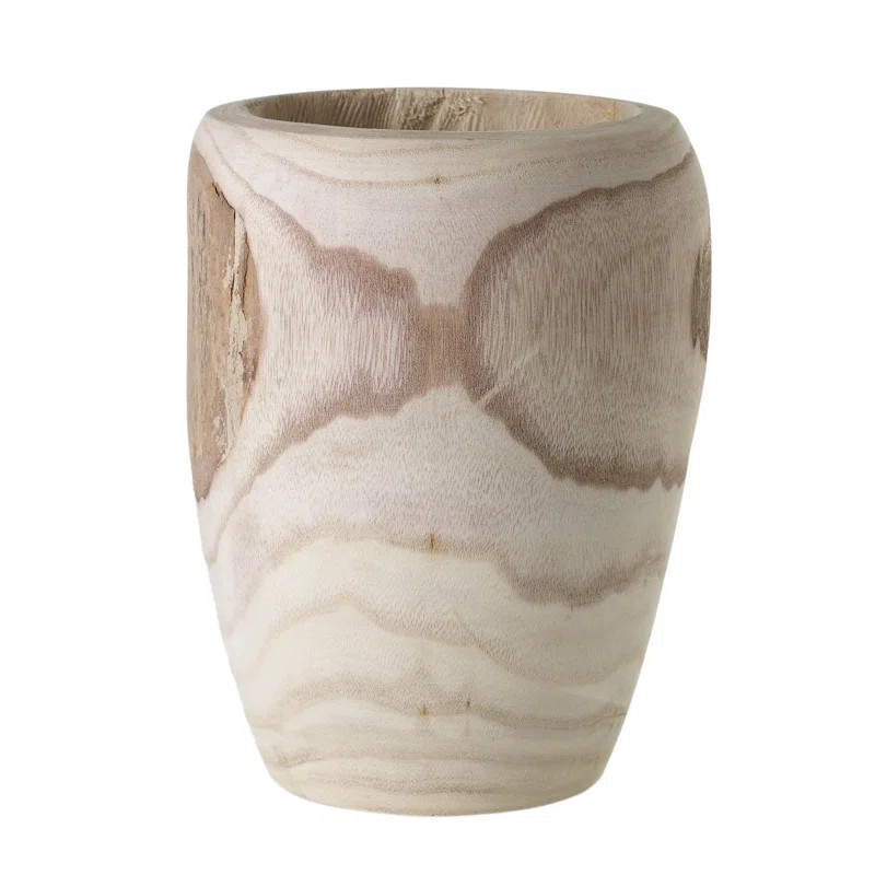 Brinton 9.5'' Handmade Wood Table Vase | Wayfair North America