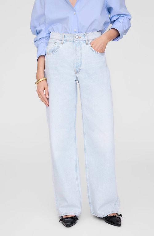 ANINE BING Manon Jean in Ultra Bleached Blue at Nordstrom, Size 31 | Nordstrom