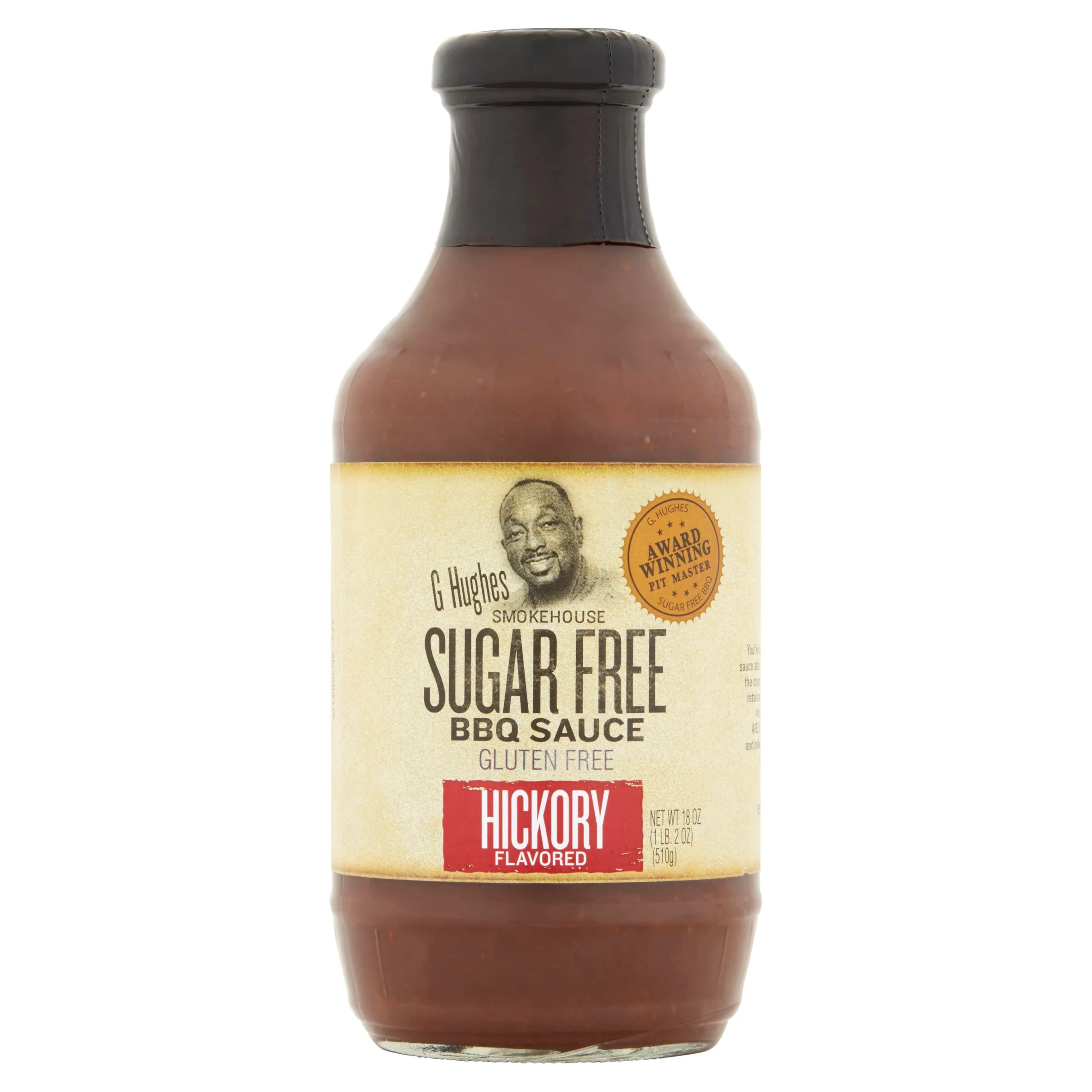 G Hughes Smokehouse Hickory Flavored BBQ Sauce, 18 oz - Walmart.com | Walmart (US)