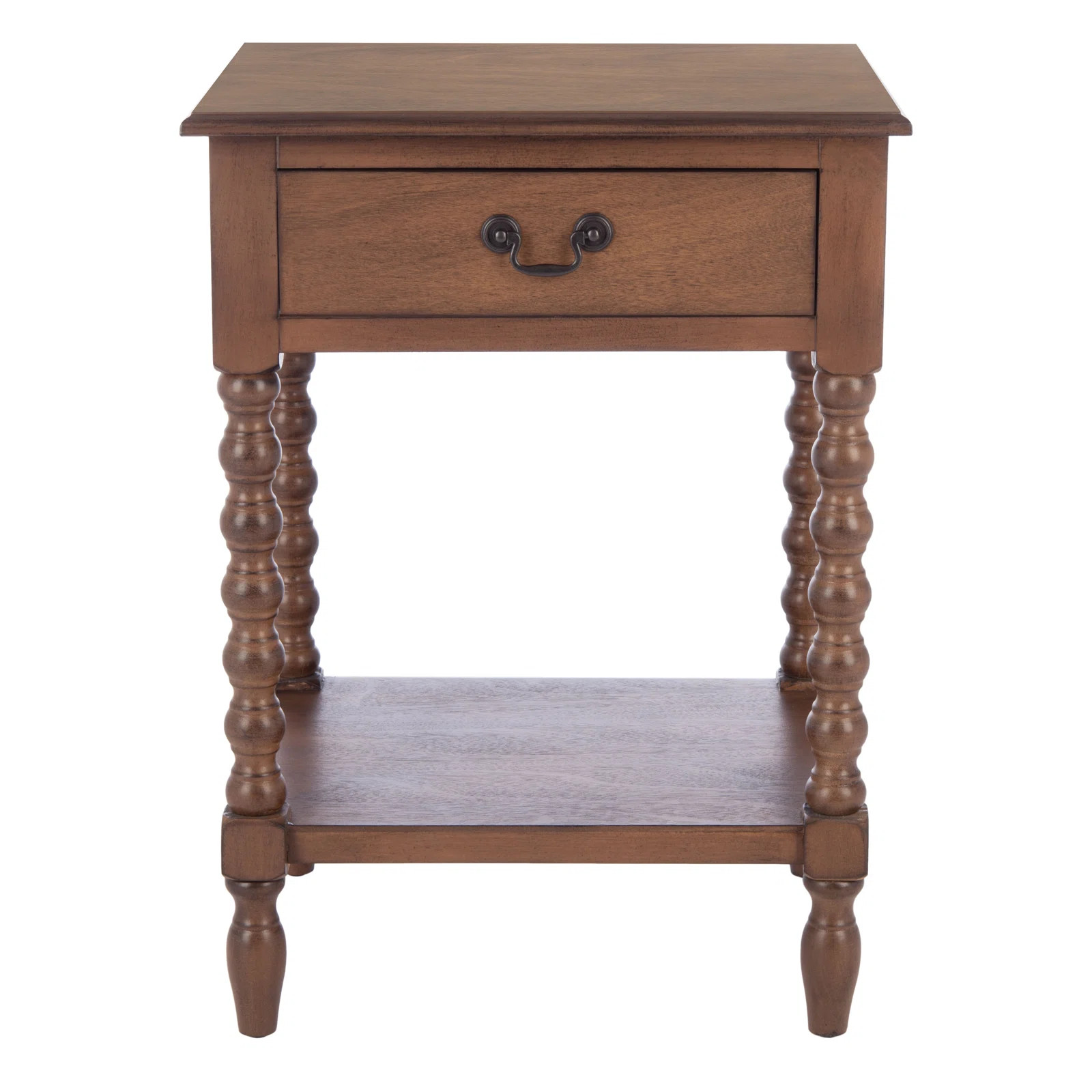 Solid Wood Top End Table with Storage | Wayfair North America