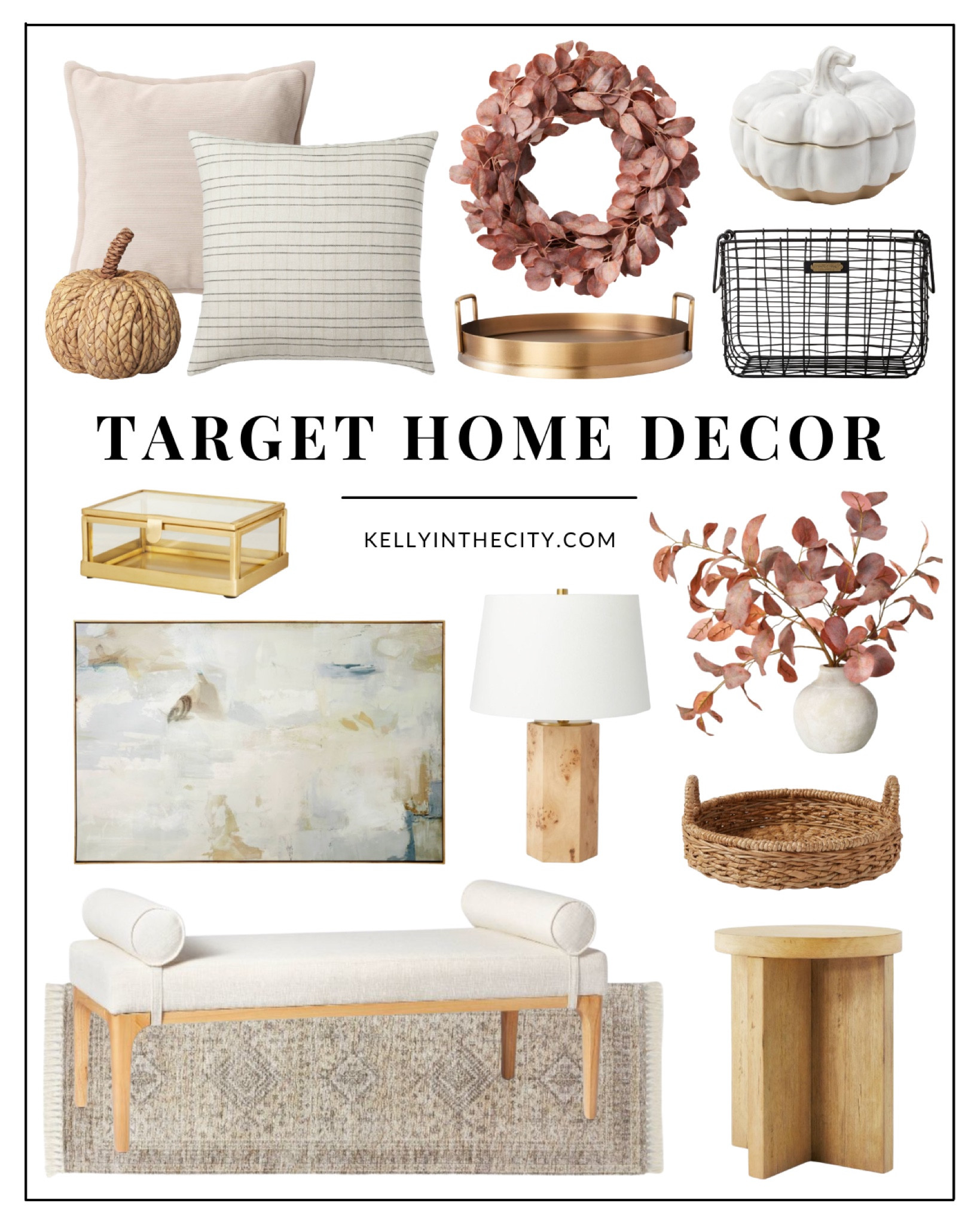 A few of my favorite neutral fall decor pieces from Target. 

#LTKunder100 #LTKhome #LTKSeasonal