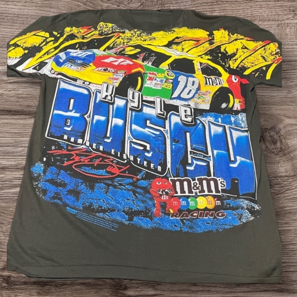 Kyle Busch NASCAR AOP shirt Men’s Size XL | Poshmark