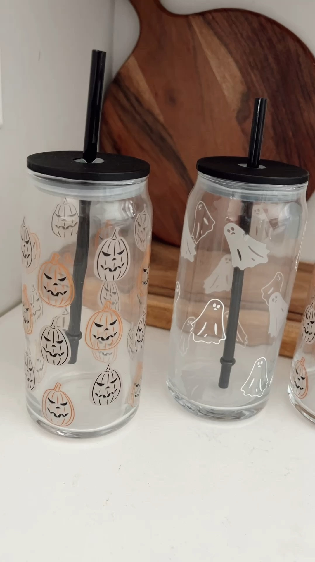 Festive Halloween 👻 🎃 cups. 
These would be so fun for a Halloween family dinner, or to use during the month of Oct! 

#LTKHome #LTKFallSale #LTKSeasonal