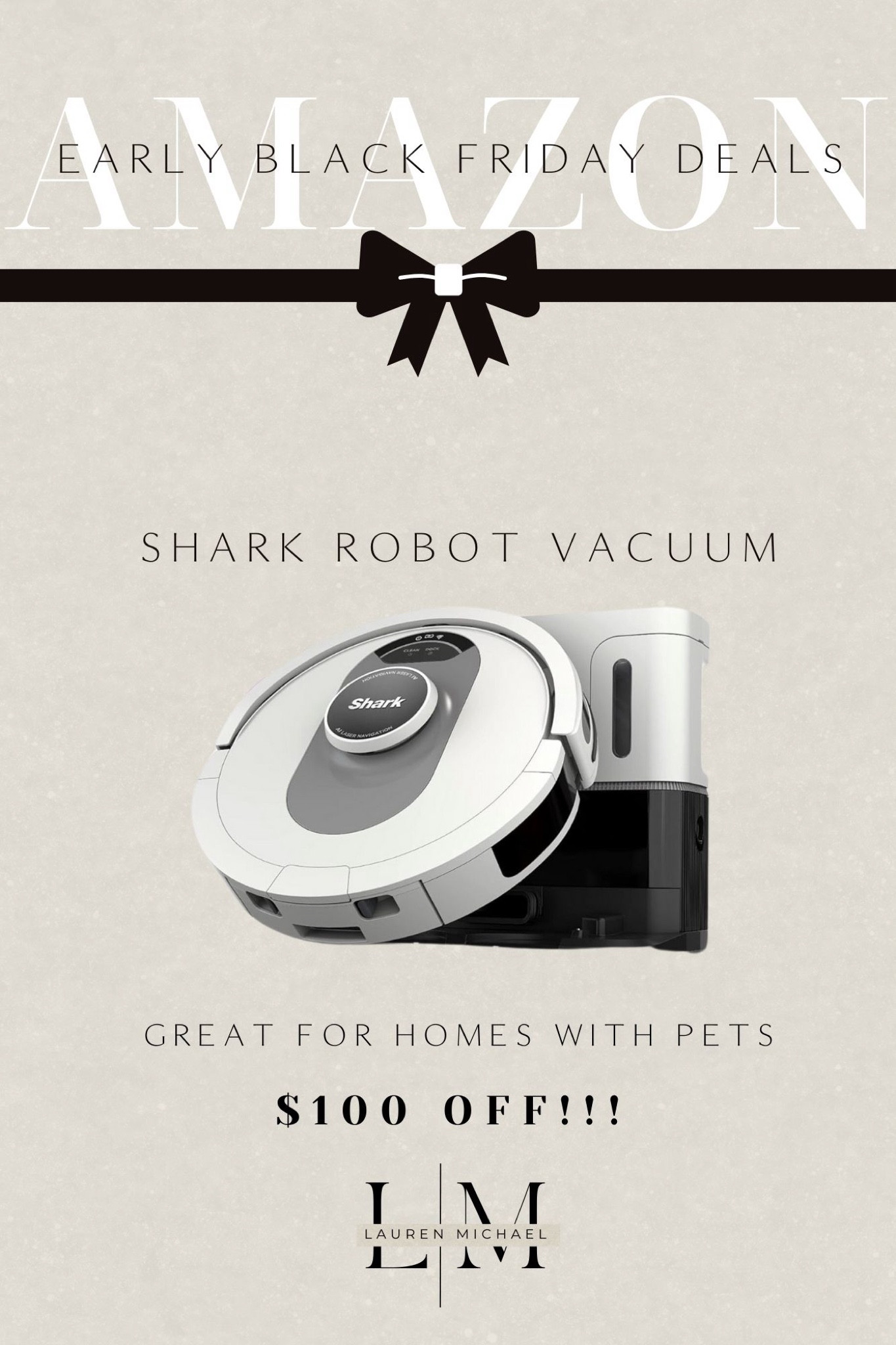 SHARK ROBOT VACUUM ON BLACK FRIDAY DEAL #amazonblackfriday #amazonhome #deepdiscount 

#LTKHome #LTKCyberWeek #LTKGiftGuide