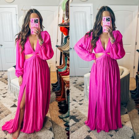 Wedding guest dress - resort wear - country concert outfit - baby or bridal shower - Mother’s Day - wearing a US size 6 and it comes in a lot of colors 

#LTKStyleTip #LTKFamily #LTKWedding