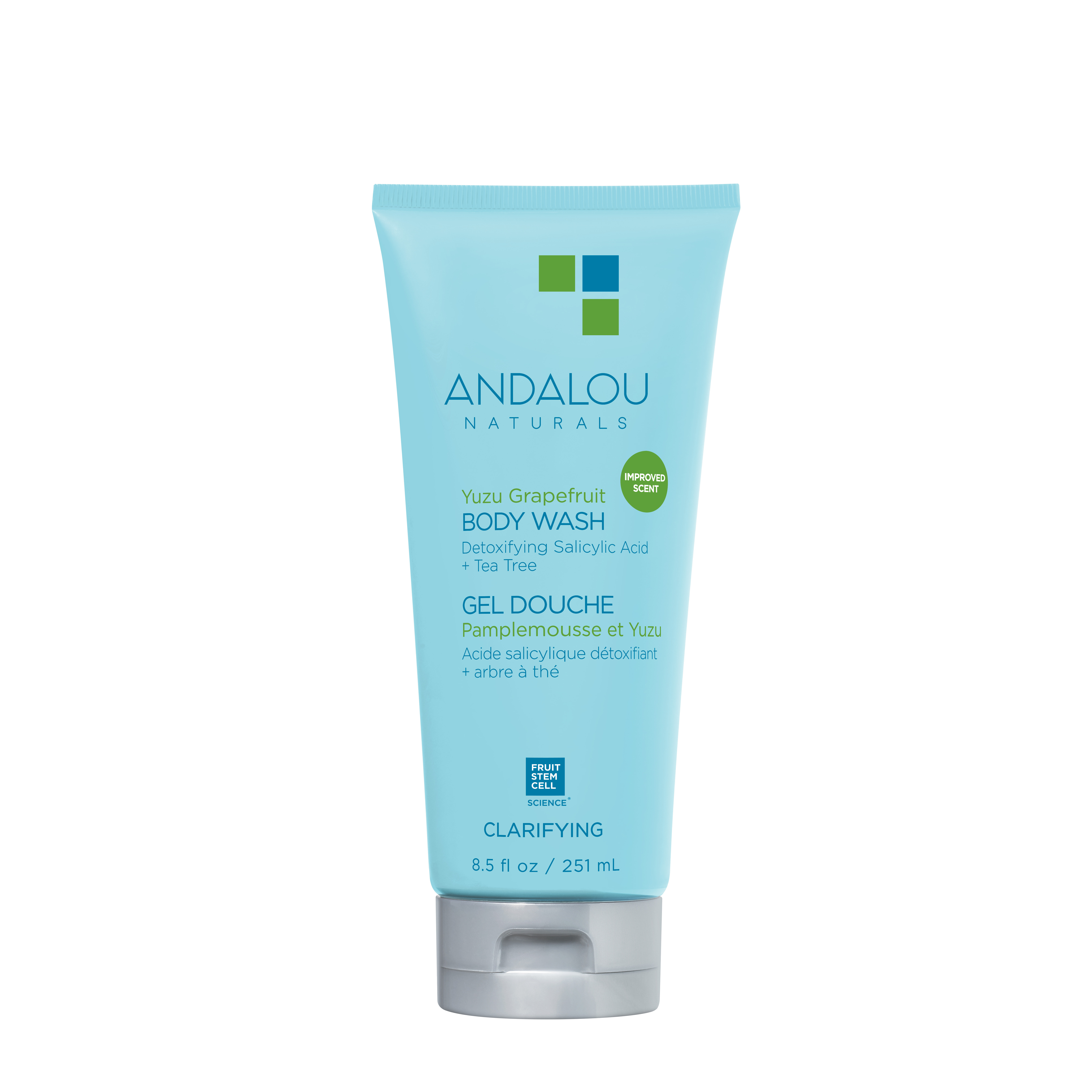 Andalou Naturals Clarifying Yuzu Grapefruit Body Wash | Grove