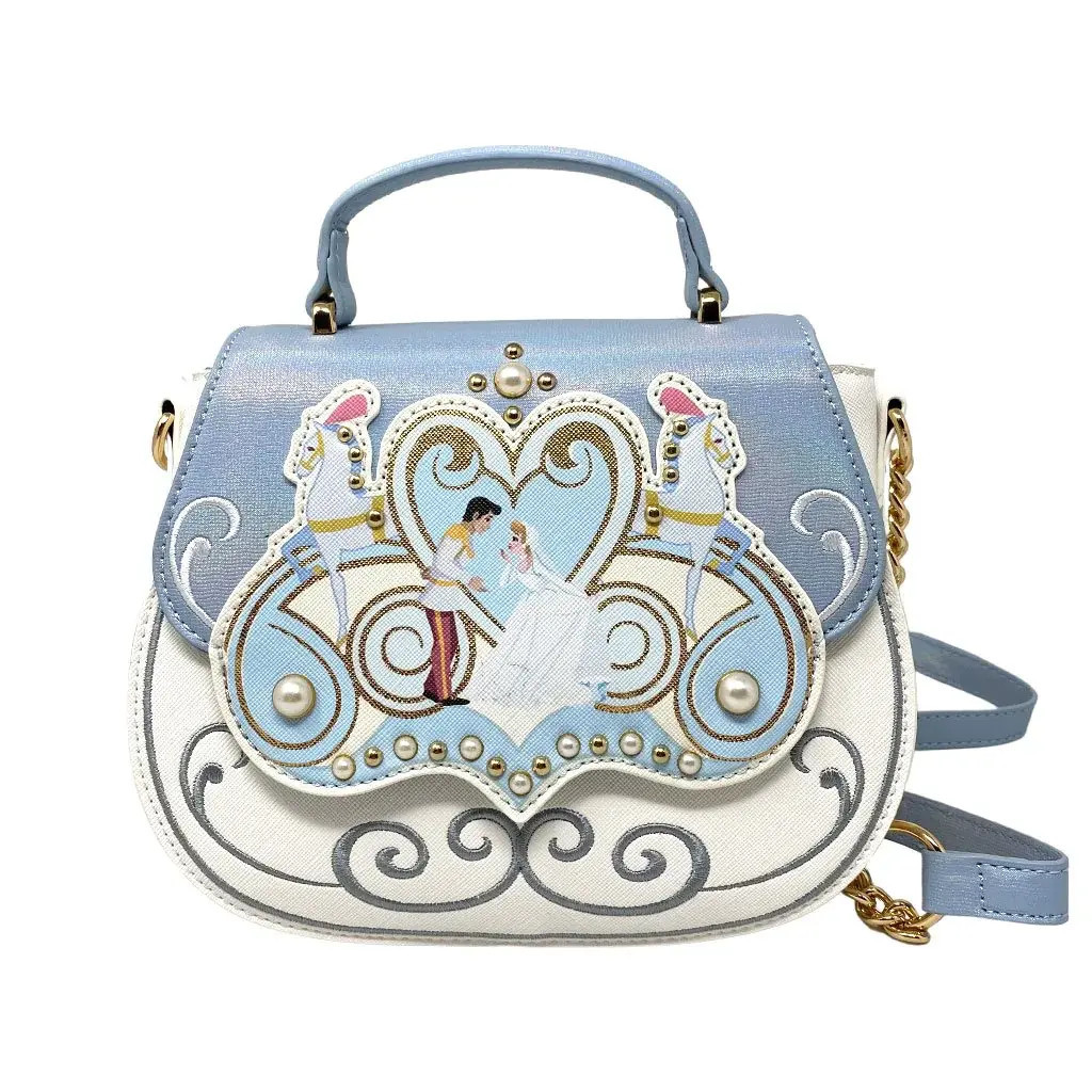 Danielle Nicole Disney Cinderella Wedding Top Handle Crossbody | eBay US