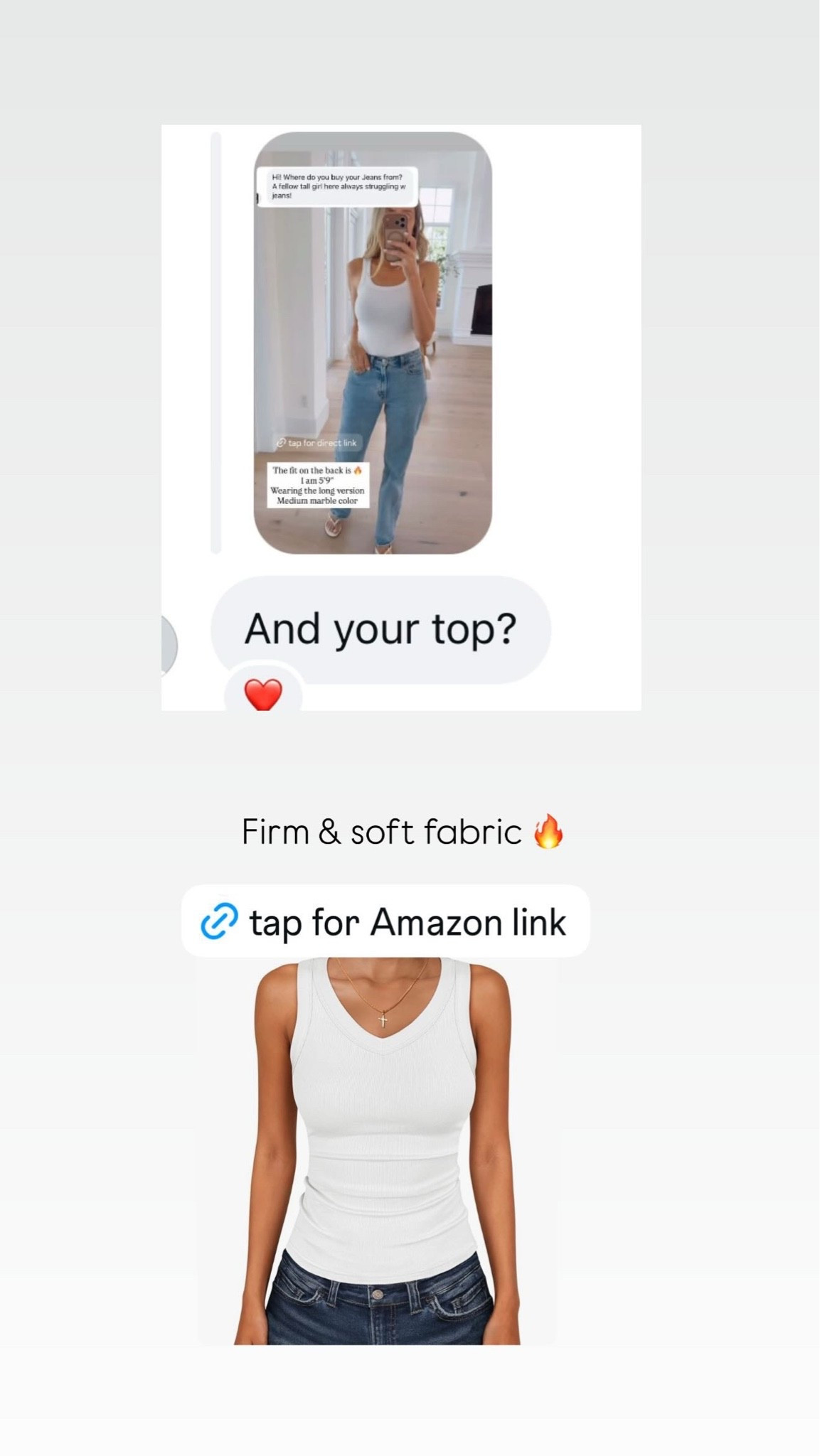 I love this top so much, perfect for daily or to use as a base! Firm and soft fabric
Fits true to size and I’m wearing size small

#LTKU #LTKootd #LTKSeasonal