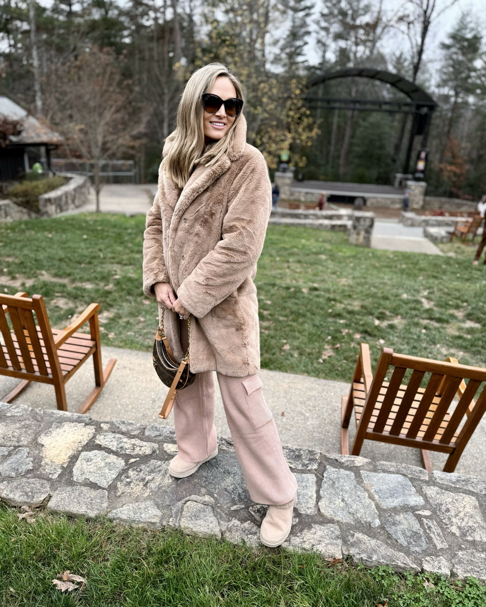 Cozy travel outfit that I’m loving from Amazon. 🎉wearing a small in this travel sweater set and plush fur jacket. 🧸 The softest coat you’ll ever feel!!!! #ltkcreator #ltkfashion #ltktravel #travelstyle #aritzia #fashionablyjess

#LTKGiftGuide #LTKFindsUnder100 #LTKOver40