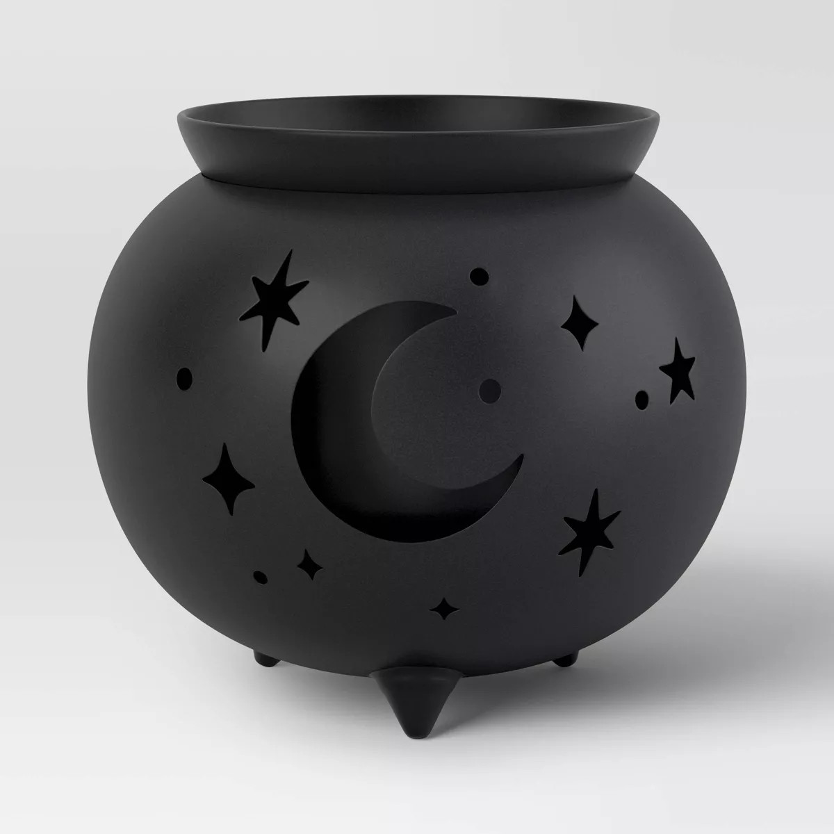 9" Large Metal Cauldron Planter Halloween Decorative Prop Black - Hyde and EEK! Boutique™ | Target