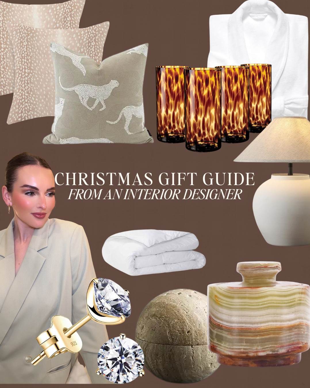 My biggest gift guide of the season is finally here 🎁✨
A full roundup of interior-designer–approved gifts — the kind of pieces that feel thoughtful, elevated, and actually get used. From cozy home upgrades to small luxuries that make everyday life better, these are gifts I’d happily give (and keep 😌).
If you’re shopping for someone who loves a beautiful home… this one’s for you. 🤍

#LTKGiftGuide #LTKHome #LTKHoliday