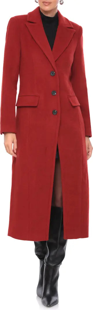 Cutaway Tailored Maxi Coat | Nordstrom