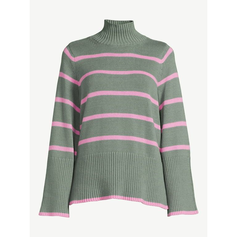 Free Assembly Women's Tall Ribbed Turtleneck Sweater Top | Walmart (US)