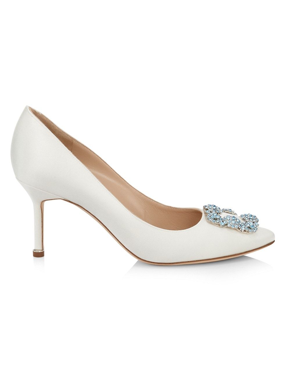 Hangisi 70 Embellished Satin Pumps | Saks Fifth Avenue