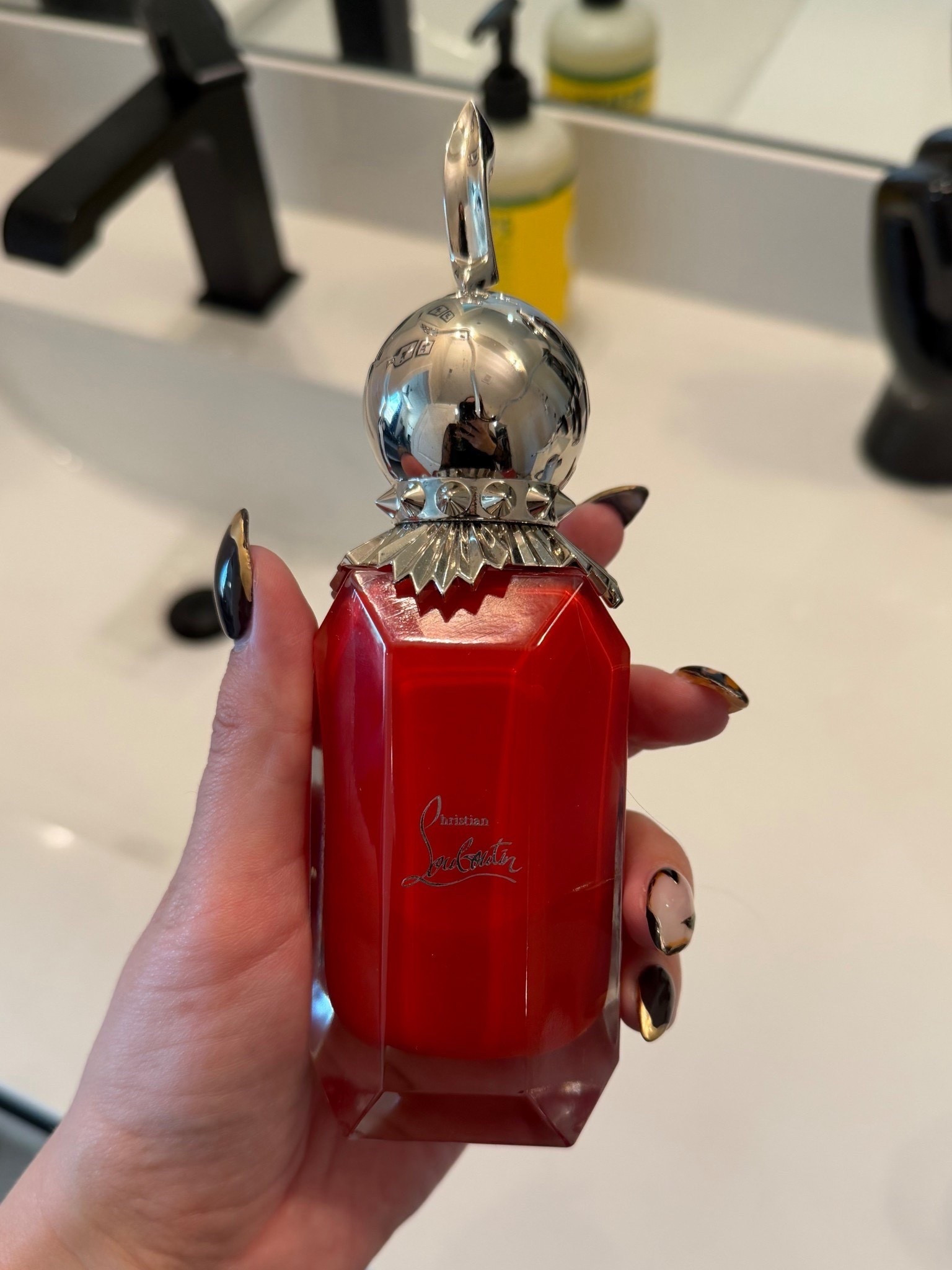Christian Louboutin Loubirouge Eau de Parfum — warm, spicy, feminine, and giving full red-bottom energy in a bottle. A luxe signature scent that lasts all day and instantly puts you in main-character mode.


#ChristianLouboutin #Loubirouge #LuxuryFragrance#LTKGiftGuide
