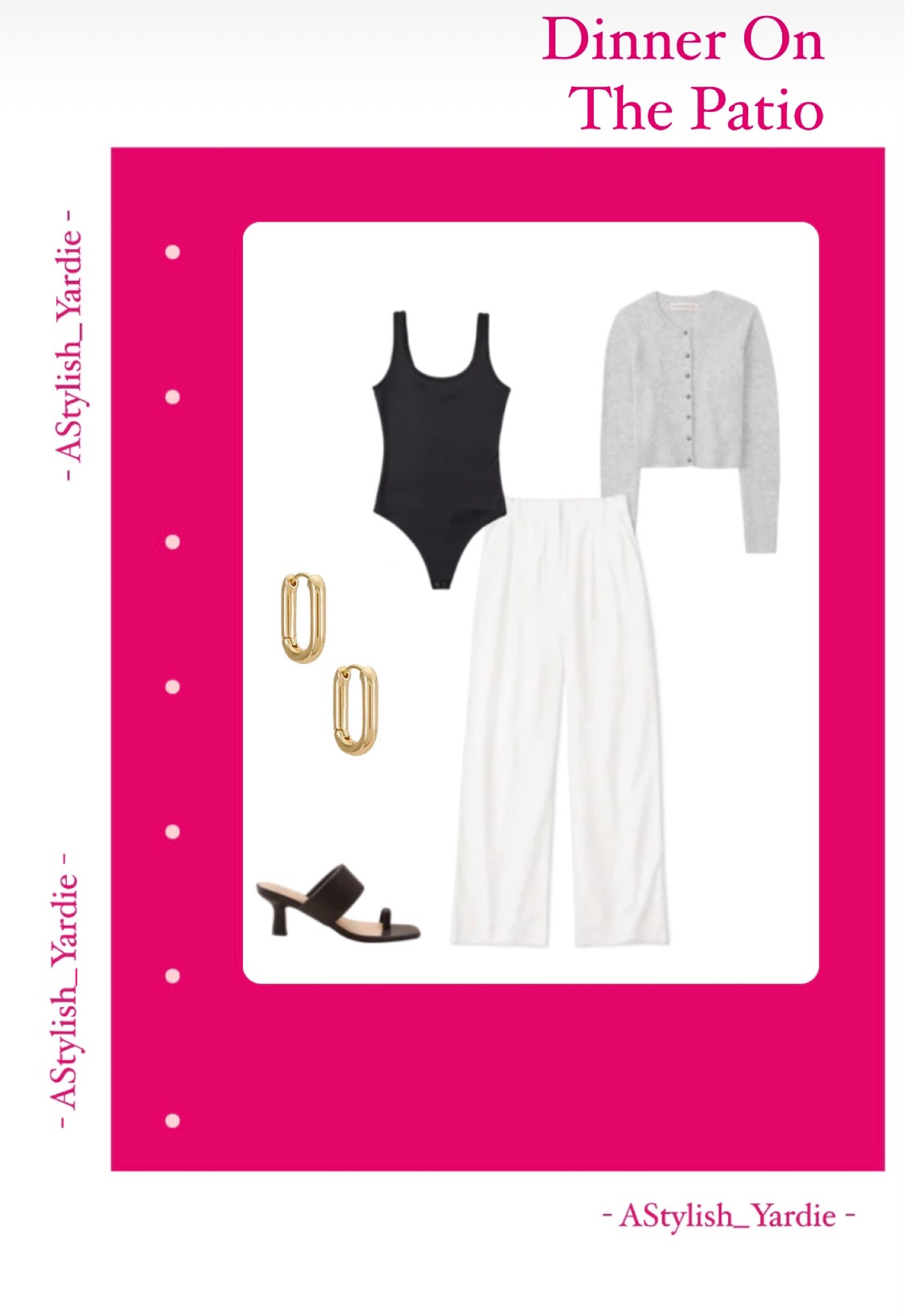 Looking forward to warmer weather and dinners on the patio. White linen pants, seamless bodysuit, and a sweater for cooler moments make the perfect outfit 

#LTKstyletip #LTKtravel #LTKSeasonal