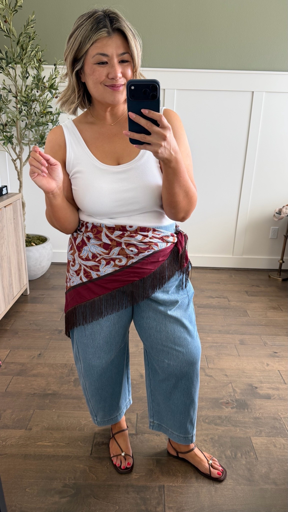 Today’s outfit of the day!

It’s been a very busy day, but still wanted to share this outfit even if it’s late into the evening! 

Scarf is still available, but showing low stock! Finally a scarf that actually fits around my waist!

#LTKOver40 #LTKMidsize #LTKootd
