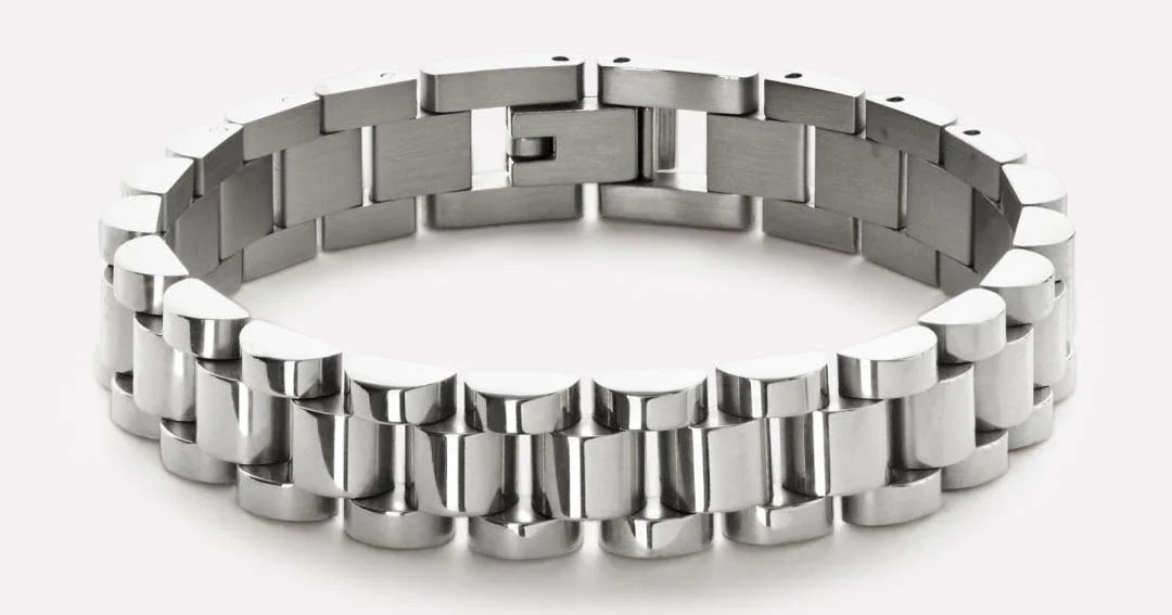 Watch Strap Bracelet - Ora Silver | Ana Luisa