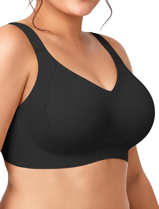 ProKloud Triple Lift Jelly Wireless Push Up Bras Plus Size Support Bralette | Amazon (US)