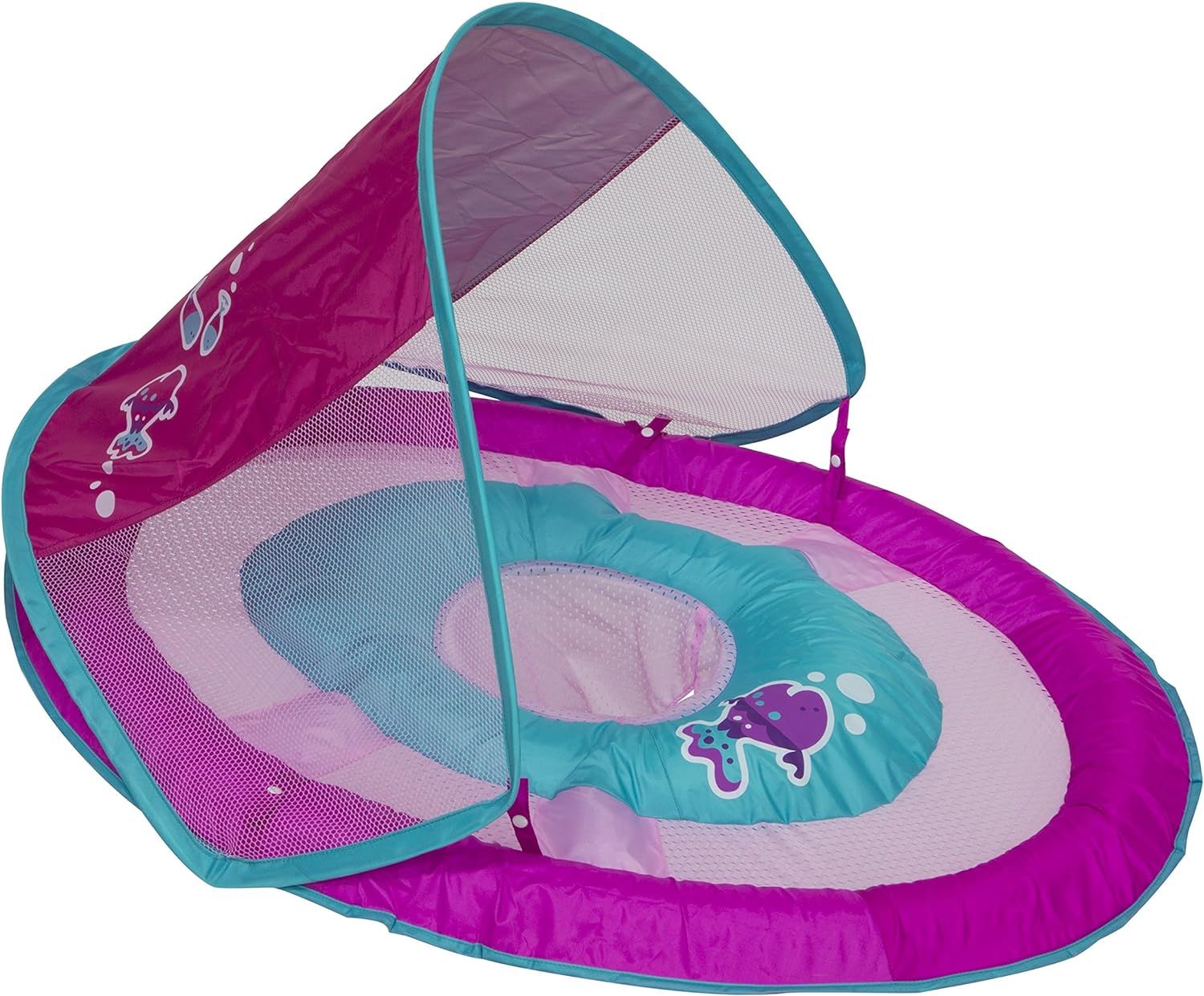 Swimways Baby Spring Float Sun Canopy - Pink Fish | Amazon (US)