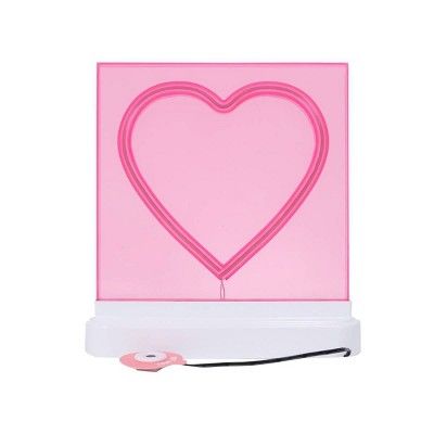 Neon Acrylic Valentine's Hanging or Table Top Light - Spritz™ | Target