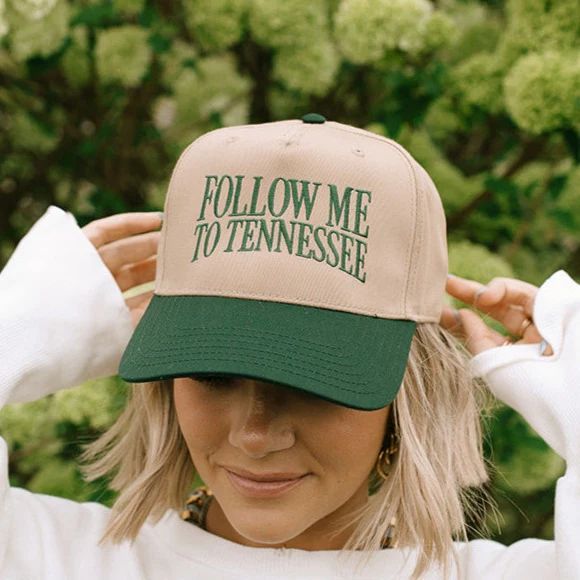 Follow Me To Tennessee Trucker Hat Green | Premonition Goods