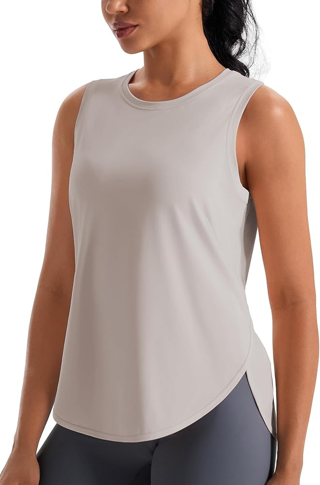 JOYSPELS Ice Silk Workout Tank Tops for Women Cool-Dry Sleeveless Loose Fit Yoga Shirts Athletic | Amazon (US)