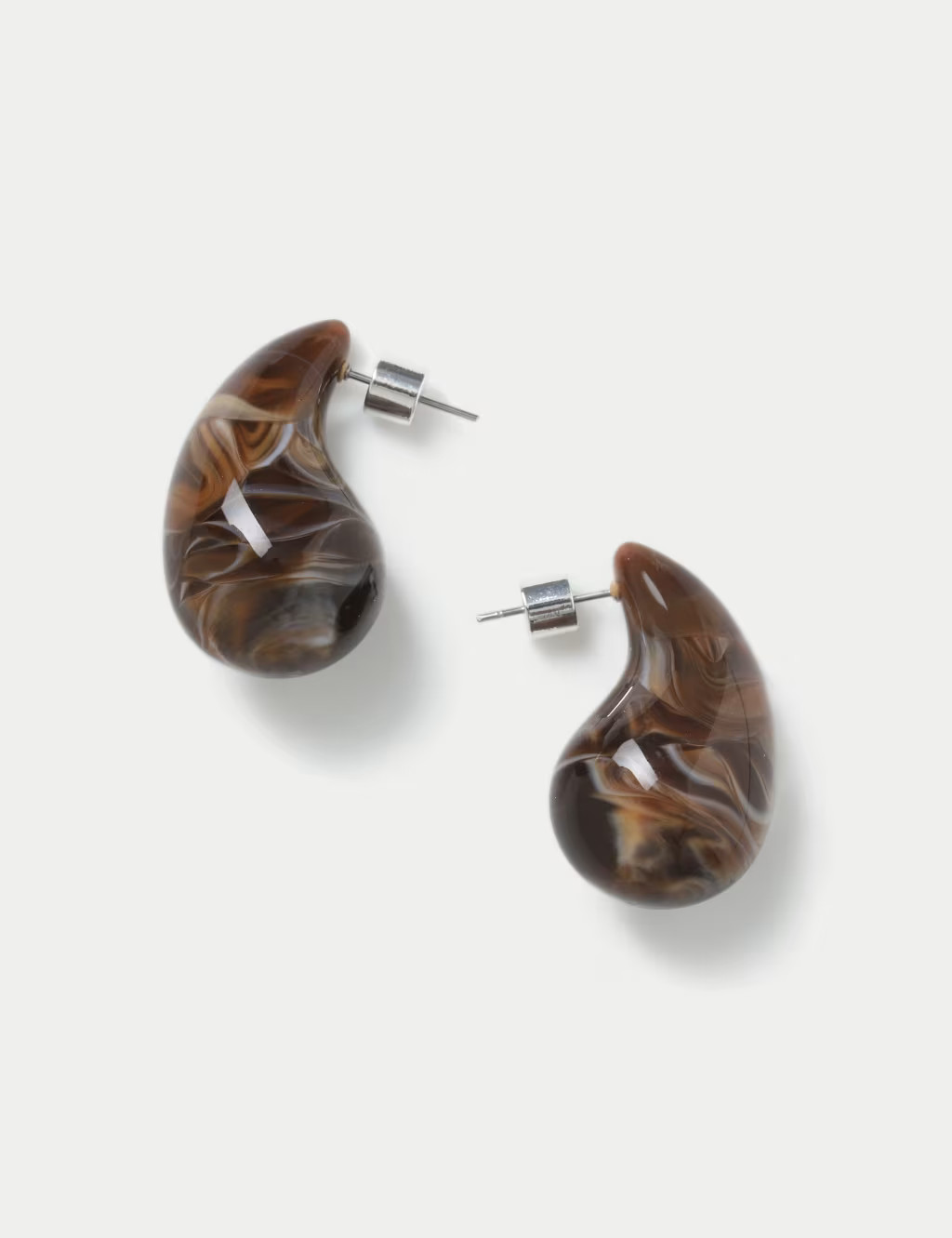 Brown Resin Tear Drop Earring | Marks & Spencer (UK)
