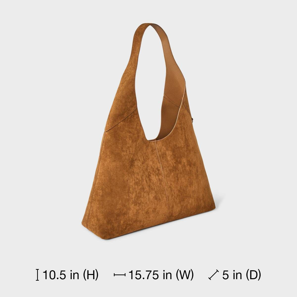 Oversized Slouchy Shoulder Bag - Universal Thread\u2122 Brown | Target