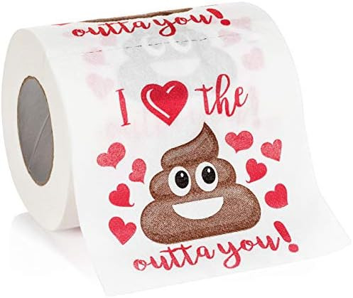 Maad Romantic Novelty Toilet Paper - Funny Gag Gift for Valentine's Day or Anniversary Present | Amazon (US)