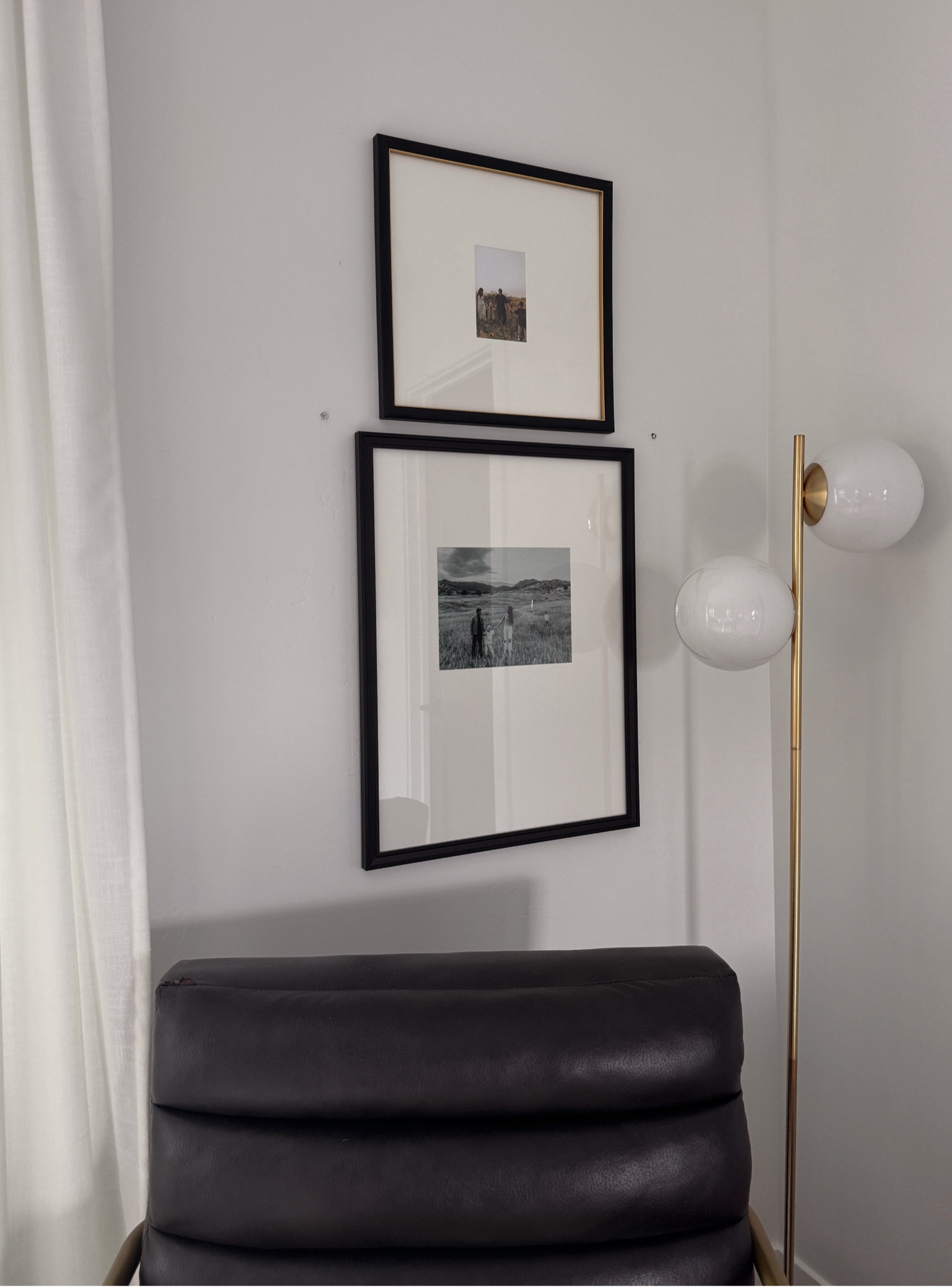 I love the oversized matte to picture ratio of these frames! I have the plain black frame on the bottom, and the black with gold on the top! 

#LTKFindsUnder100 #LTKFindsUnder50 #LTKHome