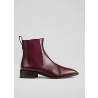 Hattie Leather Burgundy Ankle Boots Burgandy, Burgandy | L.K. Bennett (UK)