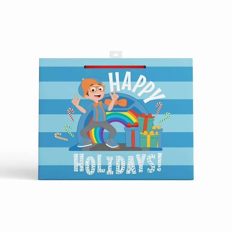 Blippi Extra Large Vogue Gift Bag with Themed Designs for Holidays, Birthdays and Celebrations, 1... | Walmart (US)