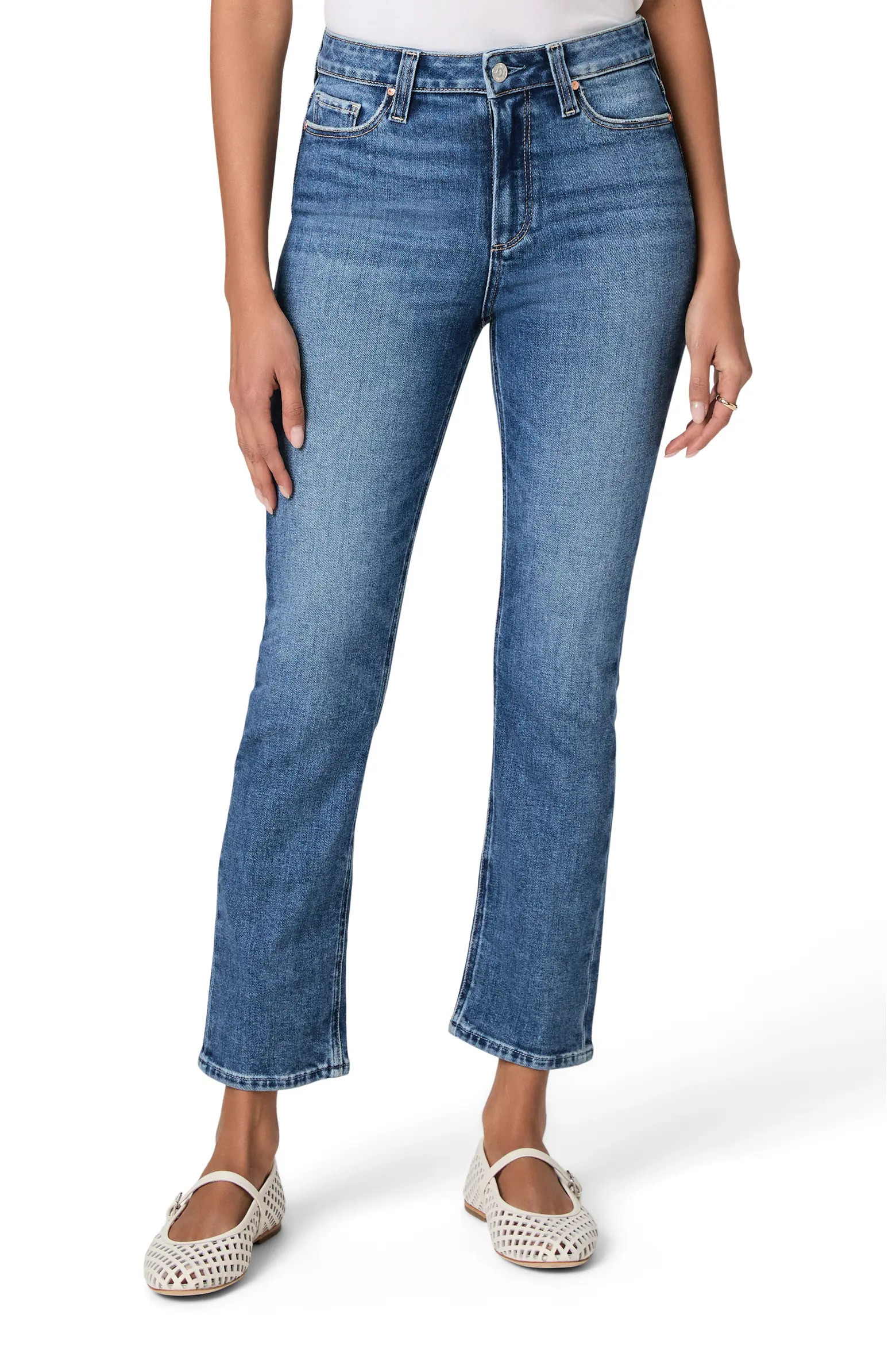 Cindy High Waist Ankle Straight Leg Jeans (Women) | Nordstrom | Nordstrom