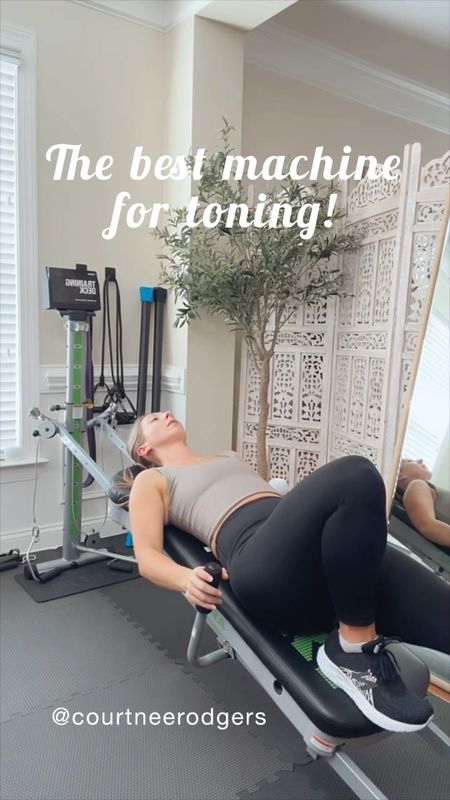 My absolute favorite workout machine that has completely transformed my body! The total gym! The one I have is the G5 which can accommodate up to 375lbs so my husband can use it as well!

Workout, fitness, home gym, activewear, Amazon 

#LTKsalealert #LTKGiftGuide #LTKfitness