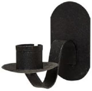 Black Iron Wall Sconce Candle Holder 3.5 Inches Long (1 Single Sconce) | Amazon (US)