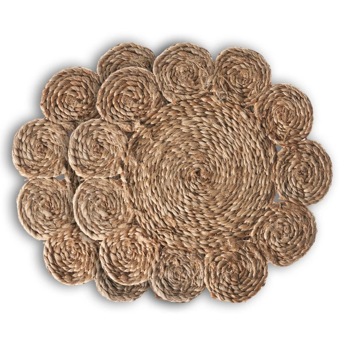 Birch Lane™ Patrice Handmade Jute Geometric Round 15" Placemat & Reviews | Wayfair | Wayfair North America