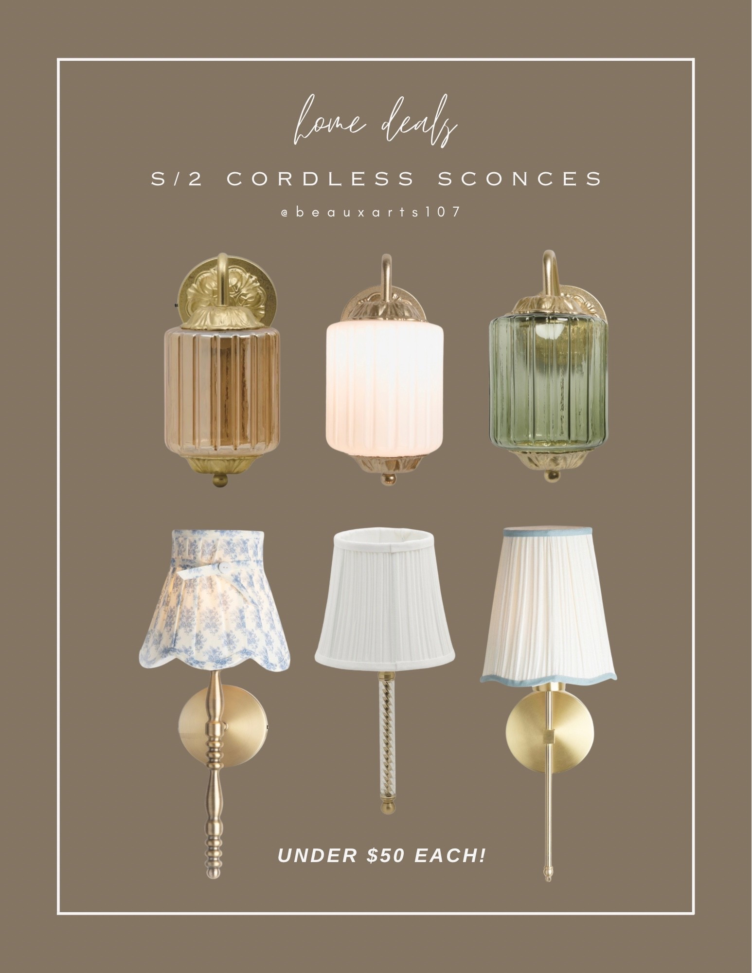 Shop these cute and affordable cordless rechargeable wall sconces

#LTKunder100

#LTKSaleAlert #LTKHome