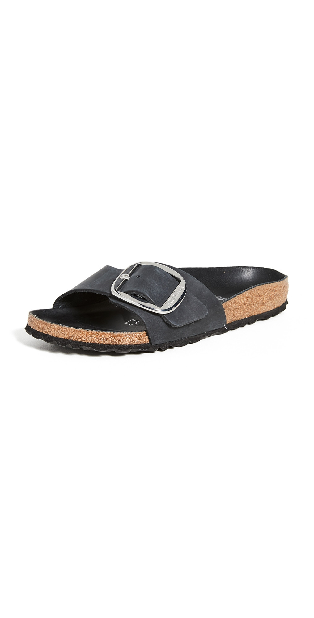 Birkenstock Madrid Big Buckle Sandals Black 37 | Shopbop