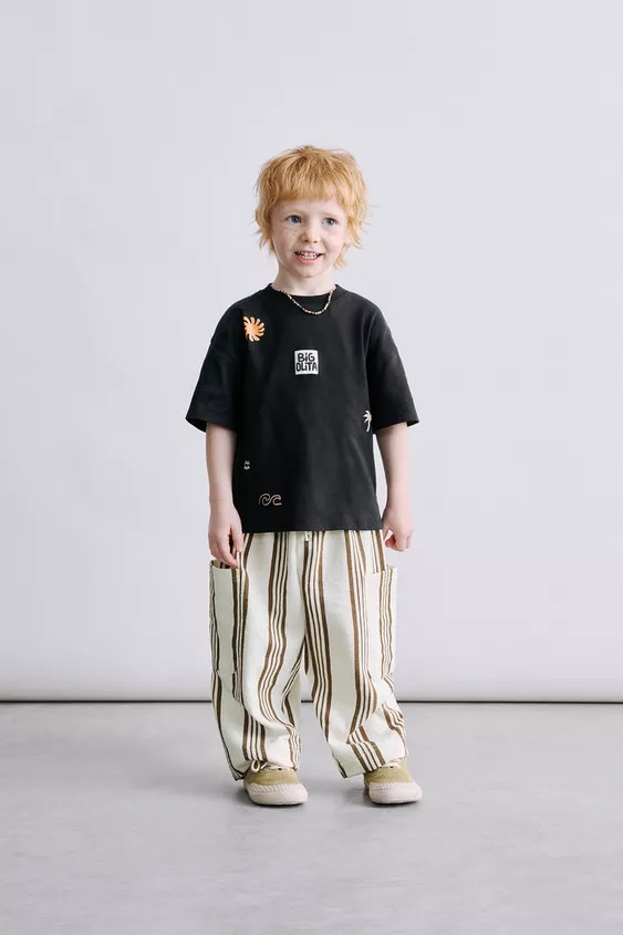 PRINTED ELEMENTS T-SHIRT | Zara US