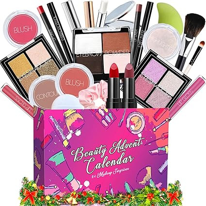 Makeup Advent Calendar 2025 Teen Girls Women Beauty Countdown Calendar Christmas Gifts for Women ... | Amazon (US)