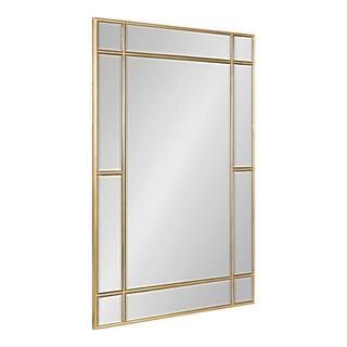 Westgate 30 in. H x 20 in. W Glam Rectangle Framed Gold Wall Mirror | The Home Depot