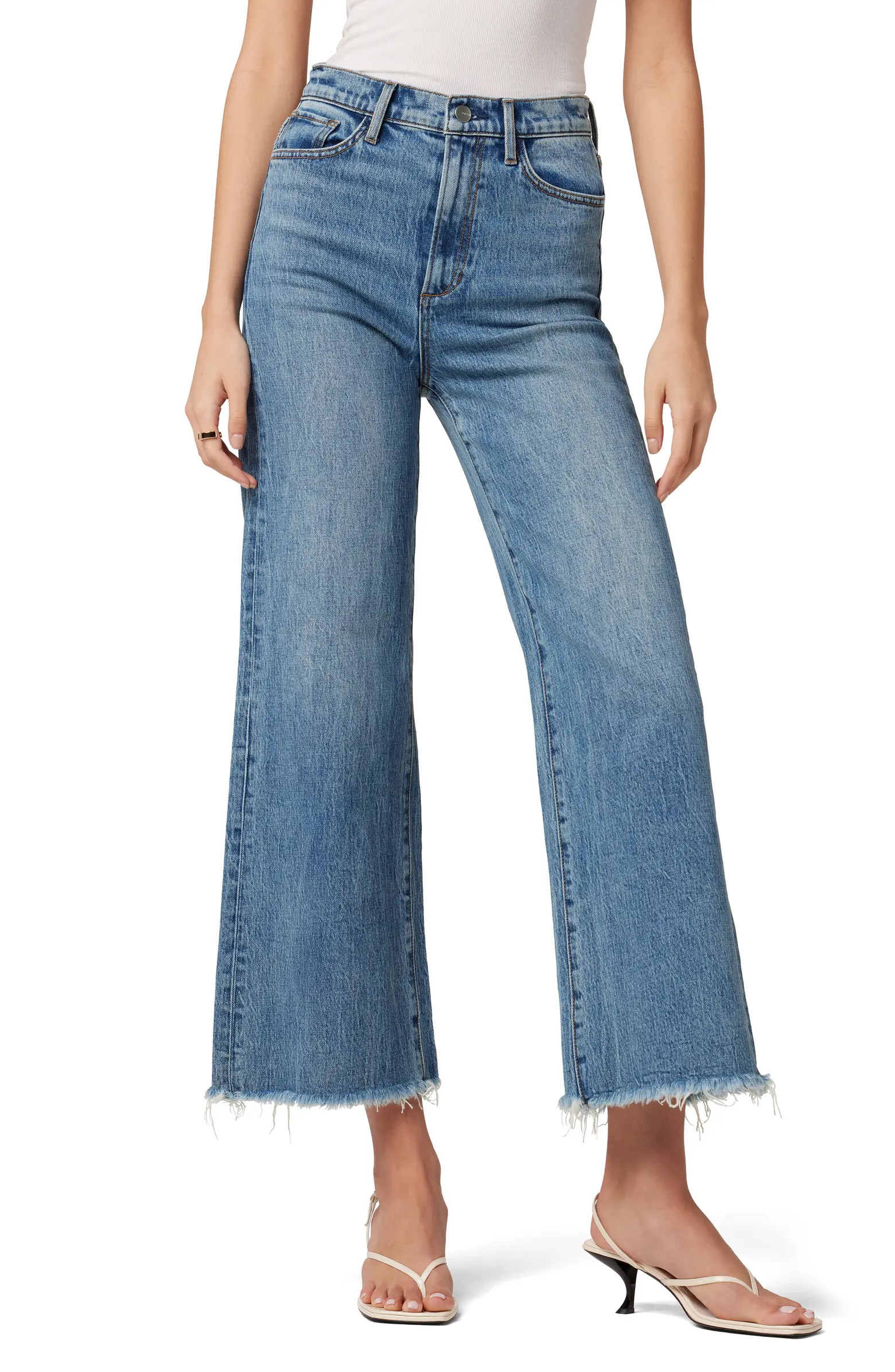 Joe's The Mia High Waist Raw Hem Flare Jeans | Nordstrom | Nordstrom