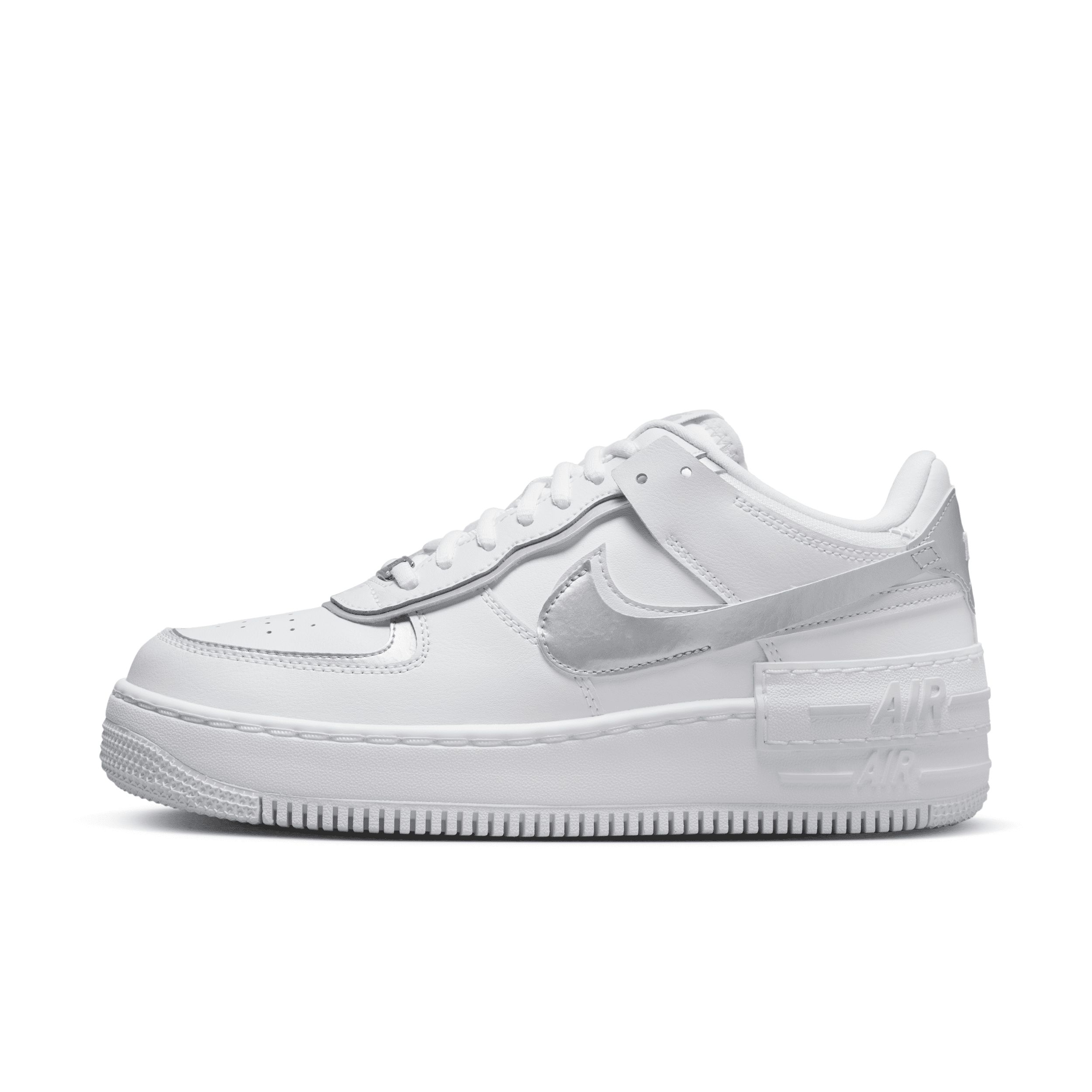 Nike Women's Air Force 1 Shadow Shoes in White, Size: 7.5 | CI0919-119 | Nike (US)