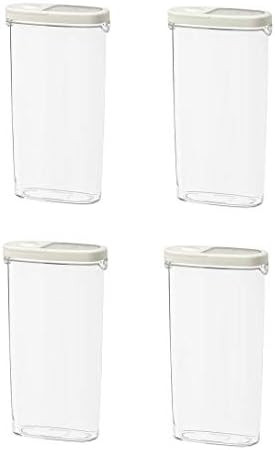 IKEA IKEA 365+ Dry Food jar with lid, 2.3 l, Suitable for Storing Dry foodstuffs, [Transparent/Wh... | Amazon (UK)
